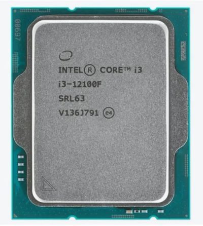 Лот: 22392753. Фото: 1. Процессор intel core i3-12100f. Процессоры