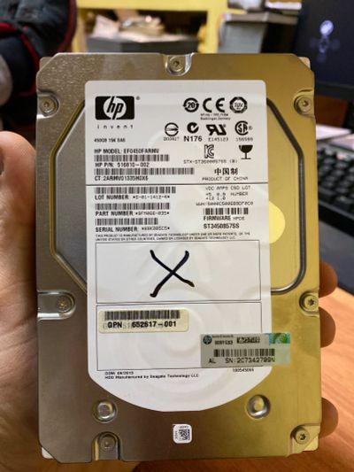 Лот: 19630029. Фото: 1. Серверный диск SAS 450Gb 15K ST3450857SS... Жёсткие диски (HDD)