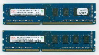 Лот: 7241694. Фото: 1. Hynix DDR3 1333 DIMM 4Gb PC-10600. Оперативная память
