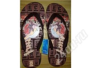 Лот: 399540. Фото: 1. Новые сланцы 42р. Шлепанцы, сланцы