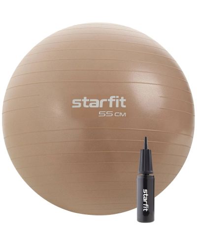 Лот: 23270255. Фото: 1. Фитбол d55см Star Fit антивзрыв... Фитнес, аэробика и гимнастика