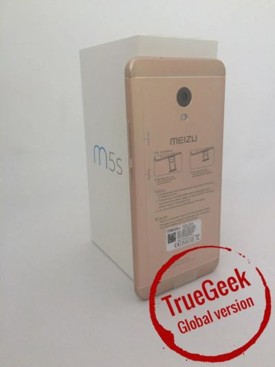 Лот: 9871115. Фото: 1. Meizu m5s 3/32Gb Gold M612H [5... Смартфоны