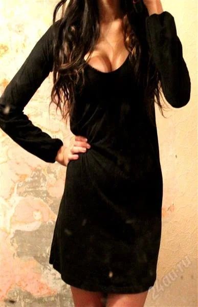 Лот: 1238131. Фото: 1. ZARA черное платье с длинными... Платья