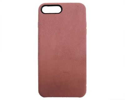 Лот: 12585006. Фото: 1. Чехол iPhone 7/8 Plus Suede темно-розовый. Чехлы, обложки