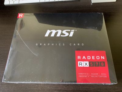 Лот: 16495629. Фото: 1. 8GB RX 570 MSI новый запечатанный. Видеокарты