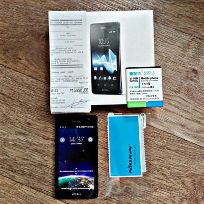 Лот: 6586758. Фото: 1. SONY Xperia TX LT 29 полный комплект... Смартфоны