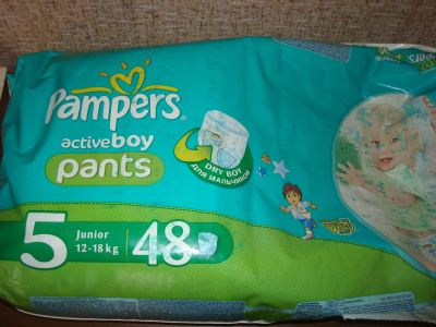 Лот: 4344064. Фото: 1. Подгузники Pampers active boy... Детская гигиена