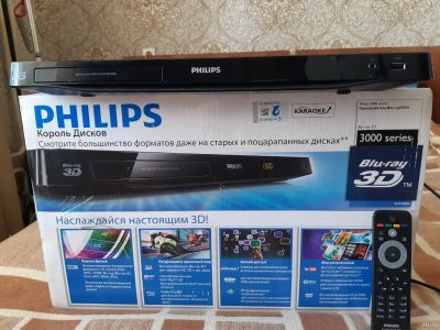 Лот: 13495059. Фото: 1. blu ray плеер philips bdp3380k... DVD, Blu-Ray плееры