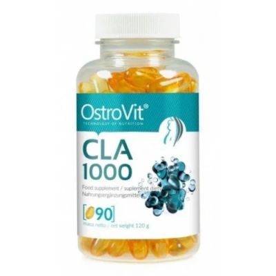 Лот: 10584559. Фото: 1. CLA 1000 90 капс. OstroVit (спортивное... Спортивное питание, витамины