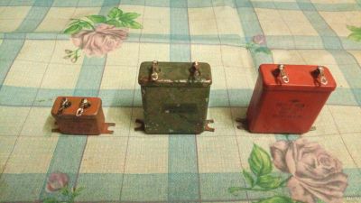 Лот: 15772819. Фото: 1. Конденсатор МБГП-2 400В (0,5мкФ... Конденсаторы