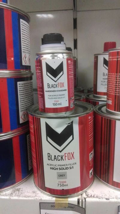 Лот: 10776835. Фото: 1. Грунт HS 5+1 BlackFox 750+150ml... Всё для покраски
