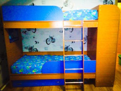 Лот: 10858460. Фото: 1. Двухъярусная кровать. Детские кровати и кроватки