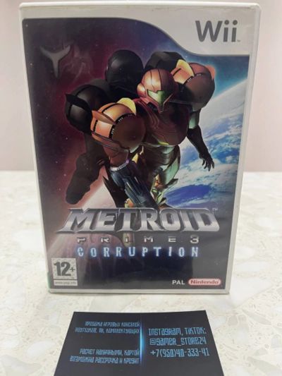 Лот: 18736841. Фото: 1. Metroid Prime 3: Corruption. Лицензионный... Игры для консолей