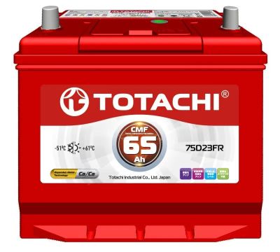 Лот: 20912319. Фото: 1. Аккумулятор TOTACHI 65Ah KOR CMF... Кузов