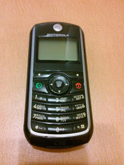 Лот: 8004900. Фото: 1. Сотовой телефон Motorola C118... Кнопочные мобильные телефоны