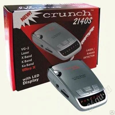 Лот: 1474368. Фото: 1. Радар детектор Crunch 2140S. Видеорегистраторы,  радар-детекторы, системы парковки