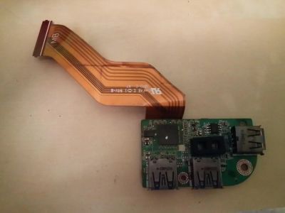 Лот: 9413754. Фото: 1. Плата usb для ноутбука Dell xps... Платы расширения, контроллеры, доп. порты
