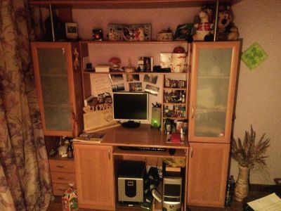 Лот: 5071280. Фото: 1. Продам детская стенка ( компьютерный... Компьютерные и письменные столы