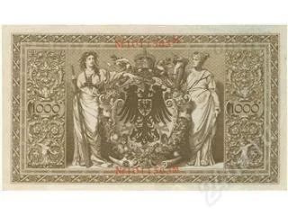 Лот: 132973. Фото: 1. Германия. 1000 марок 1910г. Рельефная... Европа
