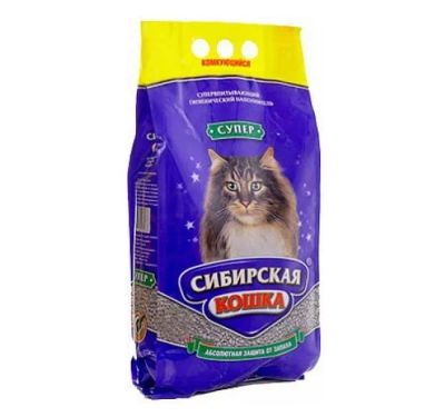 Лот: 20332074. Фото: 1. Сибирская кошка "Супер" комкующийся... Миски, лотки, наполнители