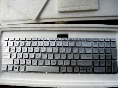 Лот: 20944579. Фото: 1. Клавиатура для HP 15-BS цвет серебристый. Клавиатуры для ноутбуков
