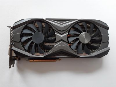 Лот: 13959914. Фото: 1. Видеокарта Zotac GeForce GTX 1080... Видеокарты