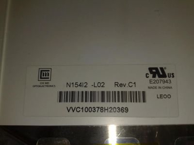 Лот: 4325126. Фото: 1. LCD Матрица для ноутбука N154L2-L02... Матрицы для дисплея