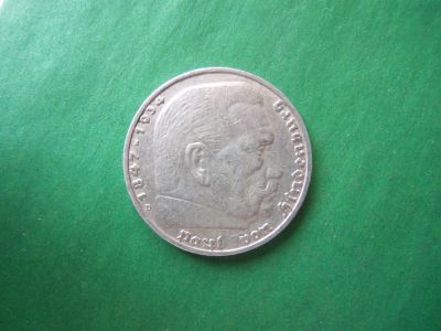 Лот: 18917439. Фото: 1. Германия.Третий Рейх 5 марок 1936... Германия и Австрия
