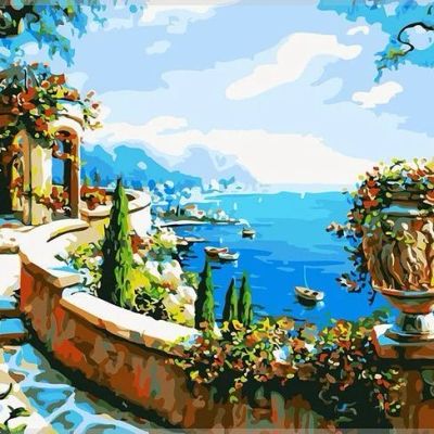 Лот: 11116466. Фото: 1. Картины по номерам 40x50, бесплатная... Подарки на 8 марта