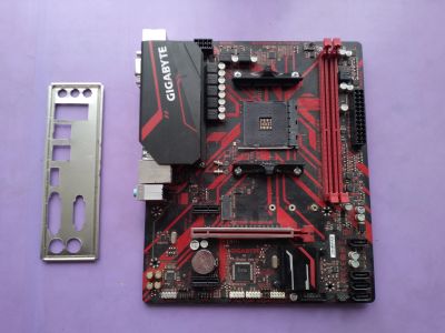 Лот: 25025376. Фото: 1. Материнская плата Gigabyte b450m... Материнские платы