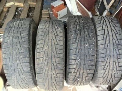 Лот: 2170967. Фото: 1. Nokian hakkapellita R 235/60/18... Шины на дисках