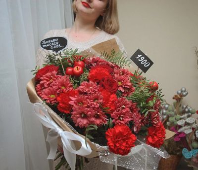 Лот: 7240457. Фото: 1. Сборный букет. Цветы на Щорса... Свежие цветы