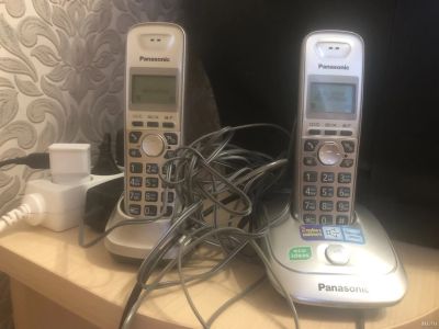 Лот: 18304422. Фото: 1. Телефон Panasonic , 2 шт торг... DECT и радиотелефоны