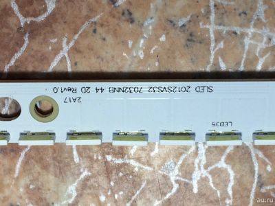 Лот: 16285874. Фото: 1. №123 светодиоды подсветка Samsung... Запчасти для телевизоров, видеотехники, аудиотехники