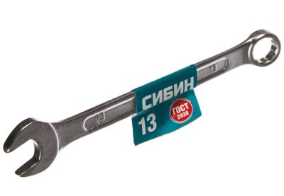 Лот: 25017721. Фото: 1. Ключ рожково-накидной 13мм Сибин... Ручные инструменты для автомобиля