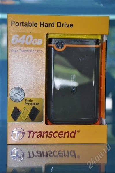 Лот: 1127047. Фото: 1. Transcend TS640GSJ25M новый внешний... Внешние жесткие диски