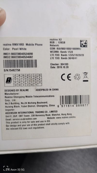 Лот: 25774867. Фото: 1. Realme x2. Смартфоны