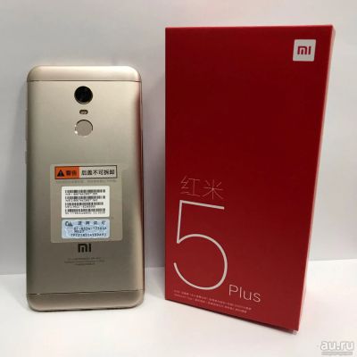 Лот: 12568396. Фото: 1. Xiaomi Redmi 5 Plus Gold 64GB... Смартфоны
