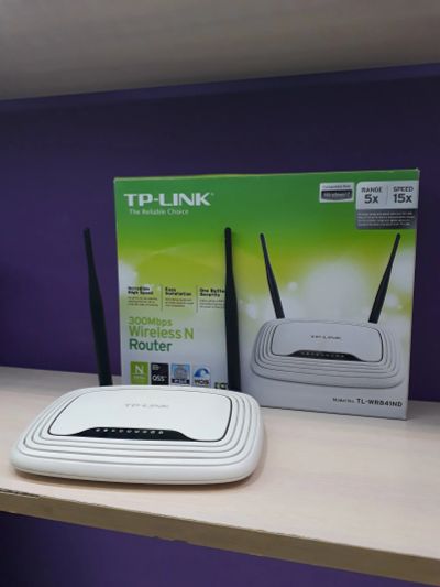 Лот: 12017505. Фото: 1. Роутер TP-Link TL-WR841ND с Wi-Fi... Маршрутизаторы (роутеры)