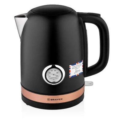 Лот: 24513758. Фото: 1. Электрический чайник Brayer BR1005BK. Чайники, кофемашины, кулеры