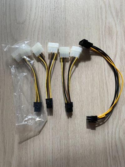 Лот: 19358997. Фото: 1. molex - 6 pin. molex - sata. Шлейфы, кабели, переходники