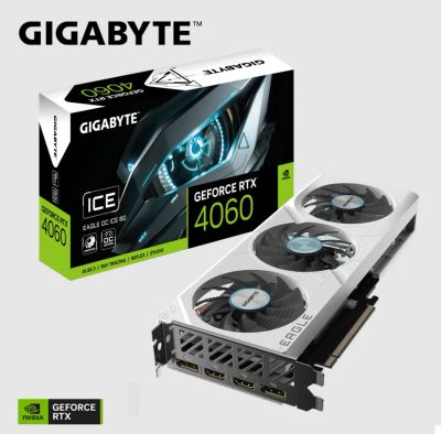 Лот: 25039125. Фото: 1. 8Gb Gigabyte RТХ 4060 Eagle OC... Видеокарты