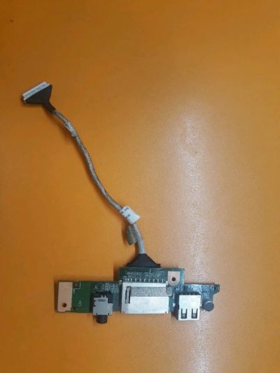 Лот: 18158114. Фото: 1. Б/У плата с USB и карт ридером... Шлейфы, кабели, переходники