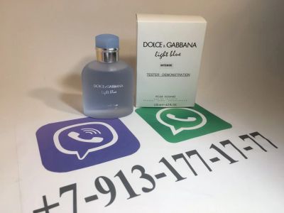 Лот: 10981180. Фото: 1. Dolce&Gabbana Light Blue Eau Intense... Мужская парфюмерия