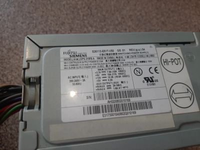 Лот: 25266392. Фото: 1. Блок питания Fujitsu Siemens 300w. Корпуса, блоки питания