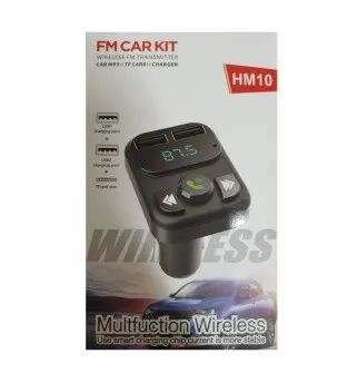 Лот: 23541921. Фото: 1. Модулятор Bluetooth EP HM10 2USB... FM-модуляторы, трансмиттеры