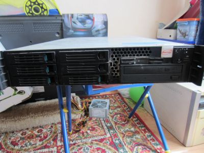 Лот: 13882775. Фото: 1. Сервер 2U Intel Xeon S5000VSA... Серверы RackMount