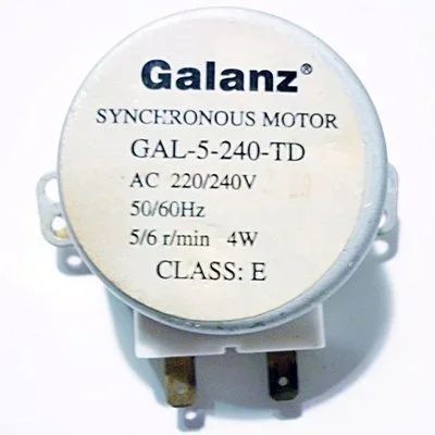 Лот: 17168865. Фото: 1. Мотор привода тарелки GAL-5-240-TD... Запчасти для микроволновок, мини-печей