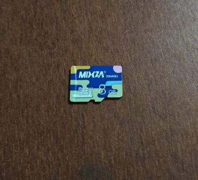 Лот: 13113530. Фото: 1. Карта памяти microSD HC 8 GB Mixza. Карты памяти