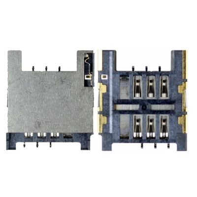 Лот: 13409100. Фото: 1. Коннектор SIM HTC Desire C/One... Другое (запчасти, оборудование)